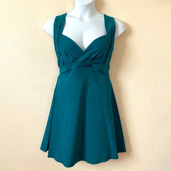 torrid Dresses & Skirts - Torrid Retro Chic emerald swing dress Size 24